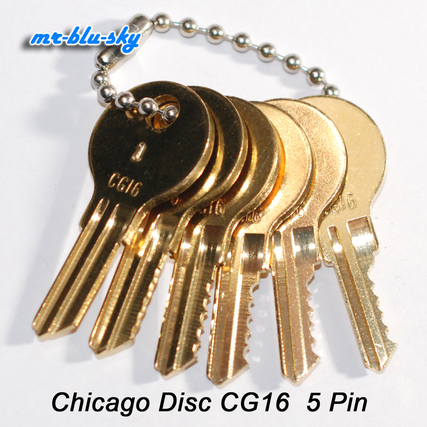 Chicago / Fort CG16, 5 Wafer Space and Depth Keys ~ DSD#006, C5