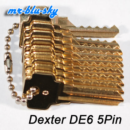 Dexter Lock DE6, 5 Pin Space and Depth Keys ~ DSD#025, C16