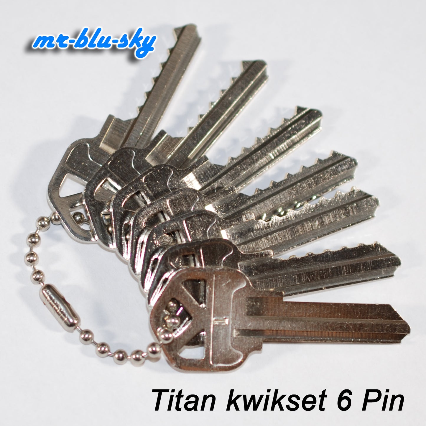 Titan Kwikset KW11, 6 Pin Space and Depth Keys ~ DSD#094, C31X