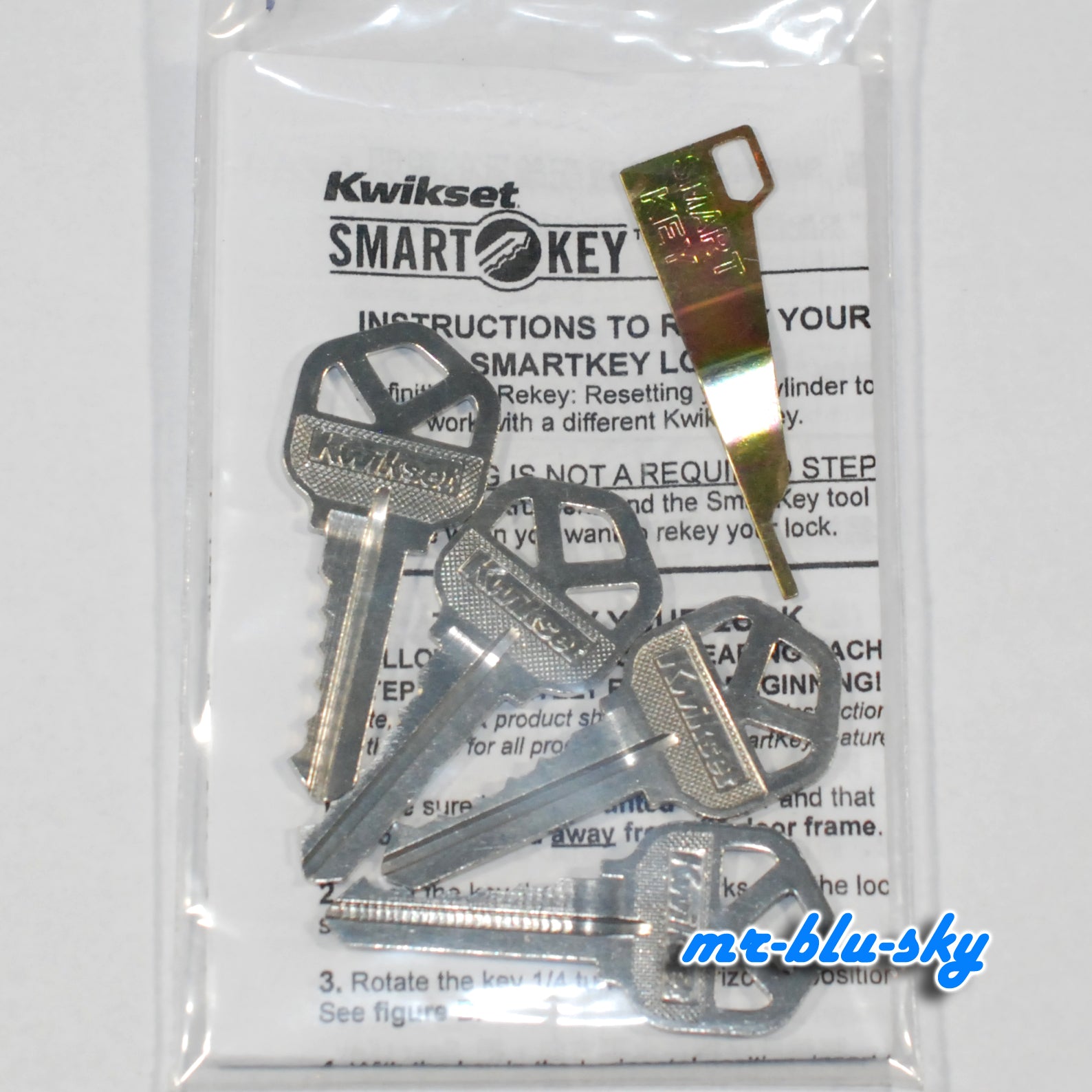 Kwikset SmartKey Rekey Kit ~ 4 Keys