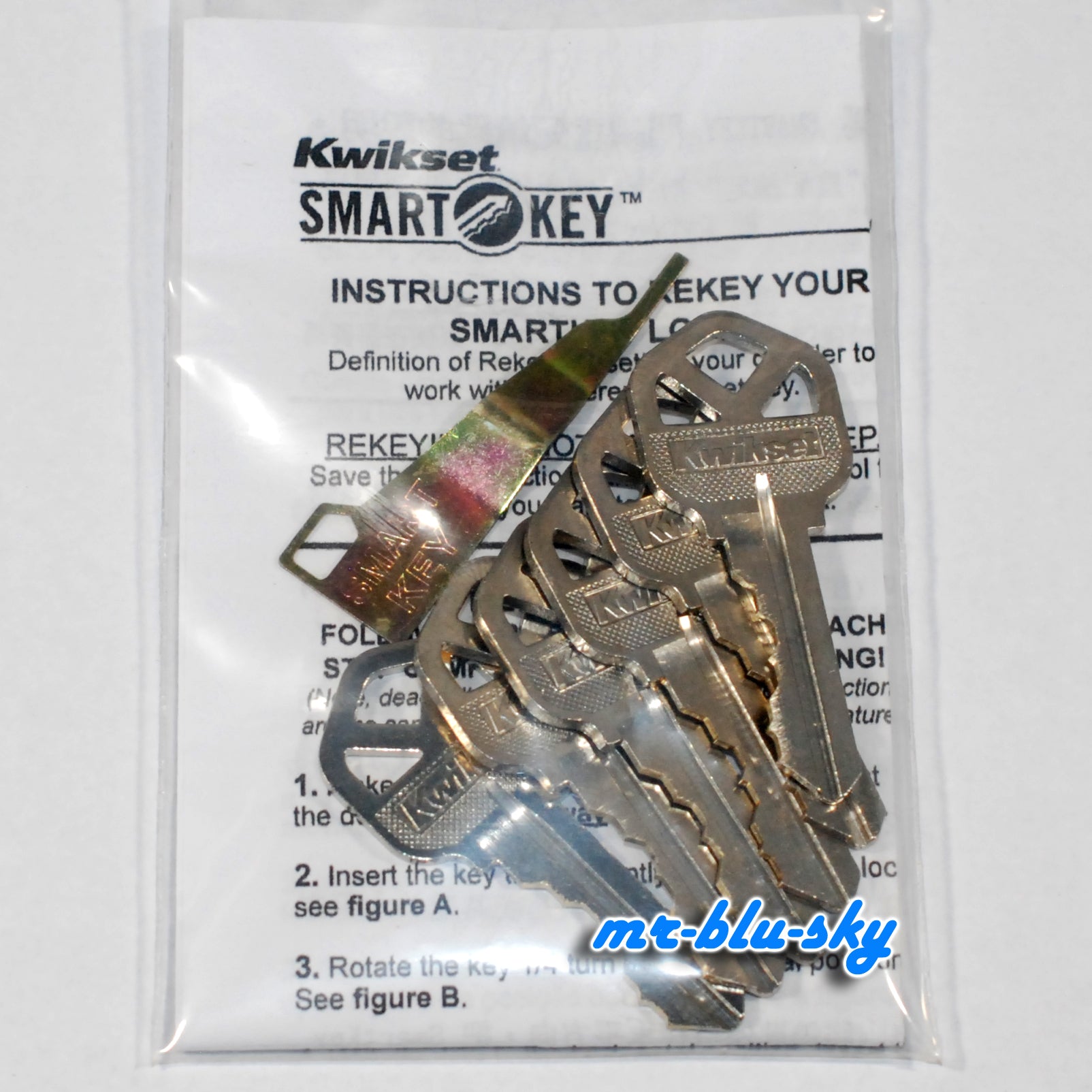 Kwikset SmartKey Rekey Kit ~ 6 Keys