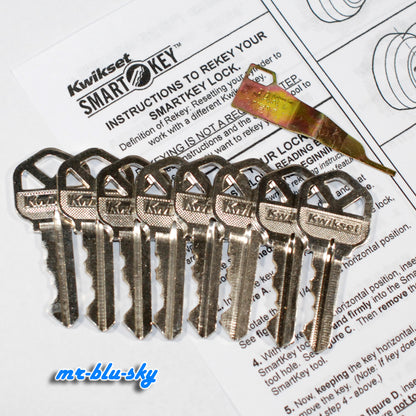 Kwikset SmartKey Rekey Kit ~ 8 Keys