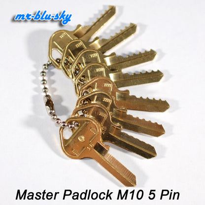 Master Padlock M10, K15, 5 Pin Space and Depth Keys ~ DSD#050, C35