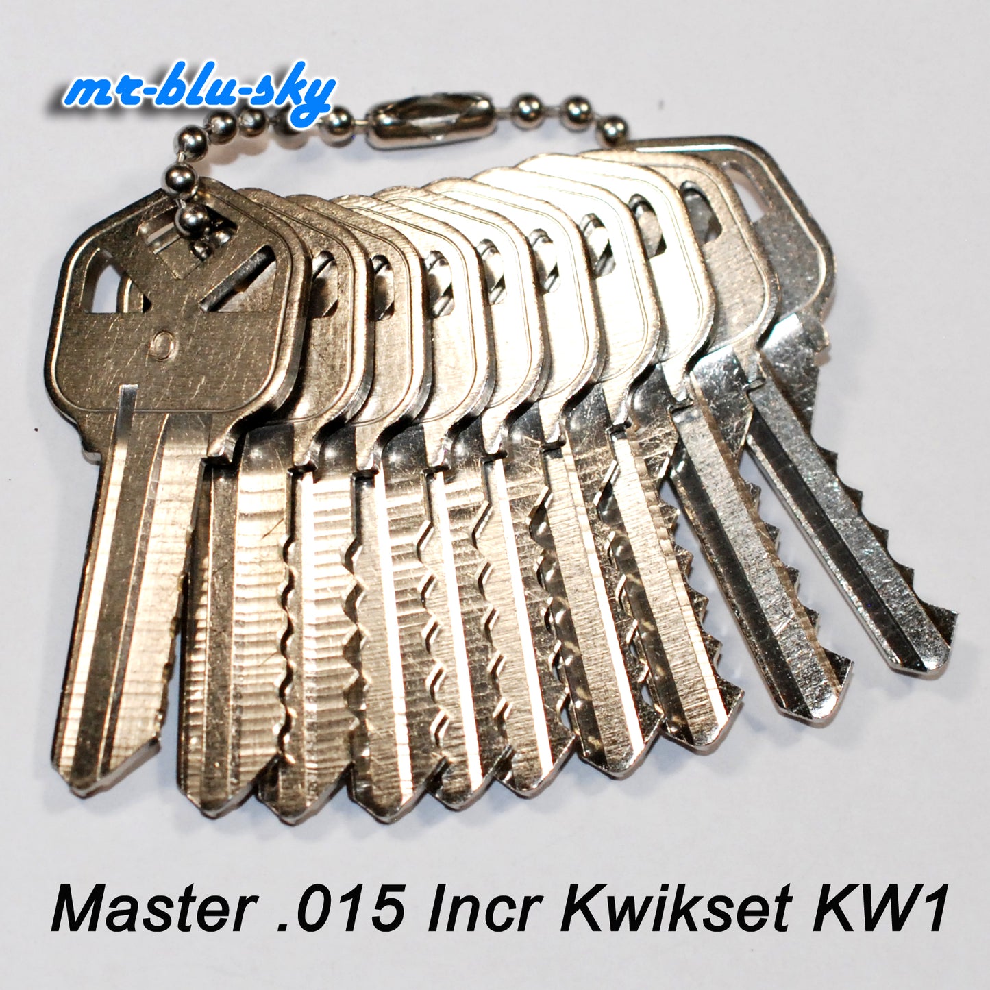 Kwikset KW1 .015 Increment, 5 Pin Space and Depth Keys ~ DSD#355, CMK31