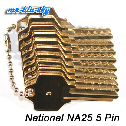 National Lock NA25, NA6, Pin Space and Depth Keys ~ DSD#055, C40