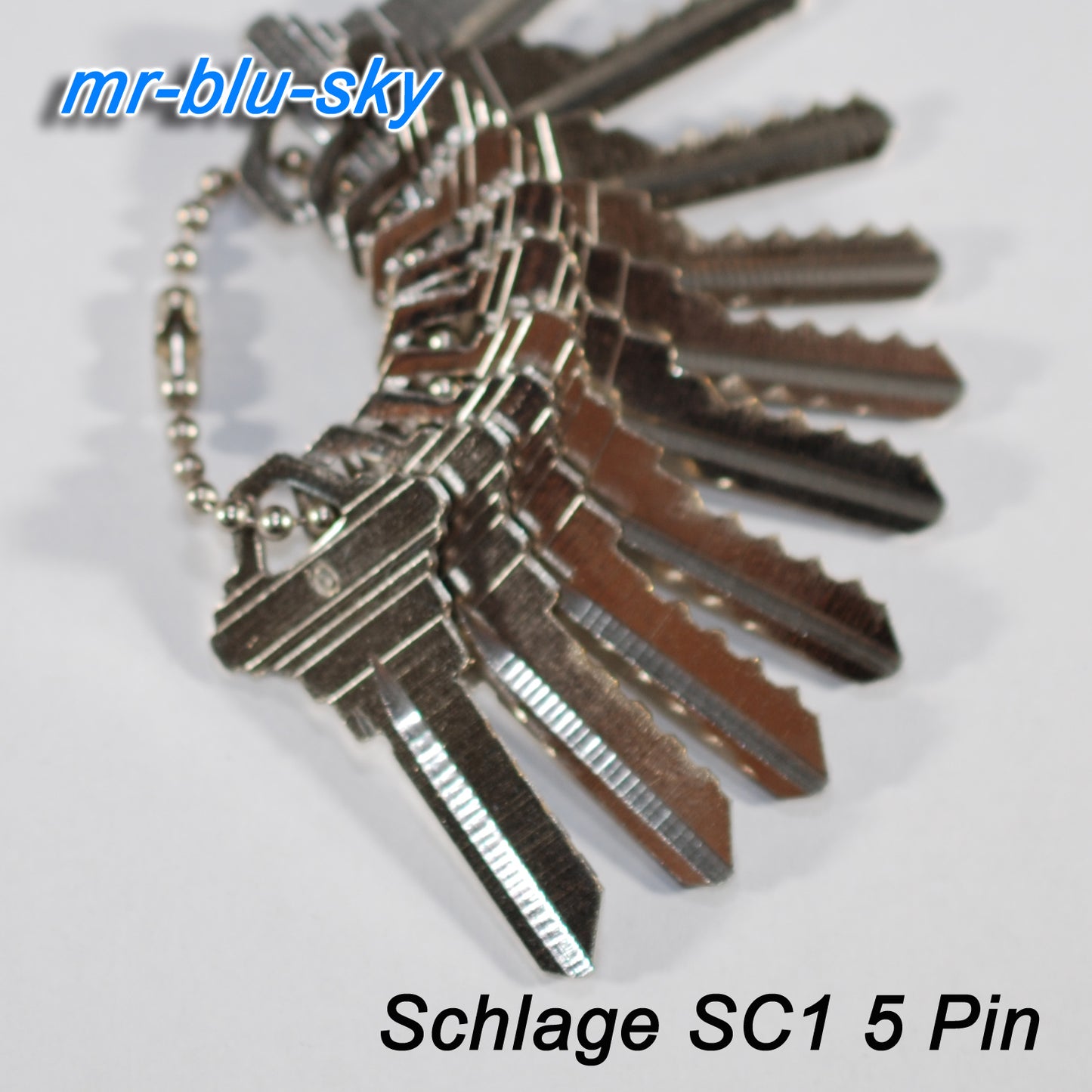 Schlage SC1, 5 Pin Space and Depth Keys ~ DSD#060, C45