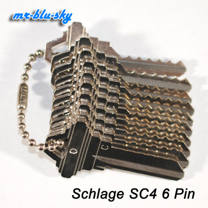 Schlage SC4, 6 Pin Space and Depth Keys ~ DSD#060, C45