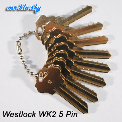 Weslock WK2, 5 Pin Space and Depth Keys ~ DSD#067, C52