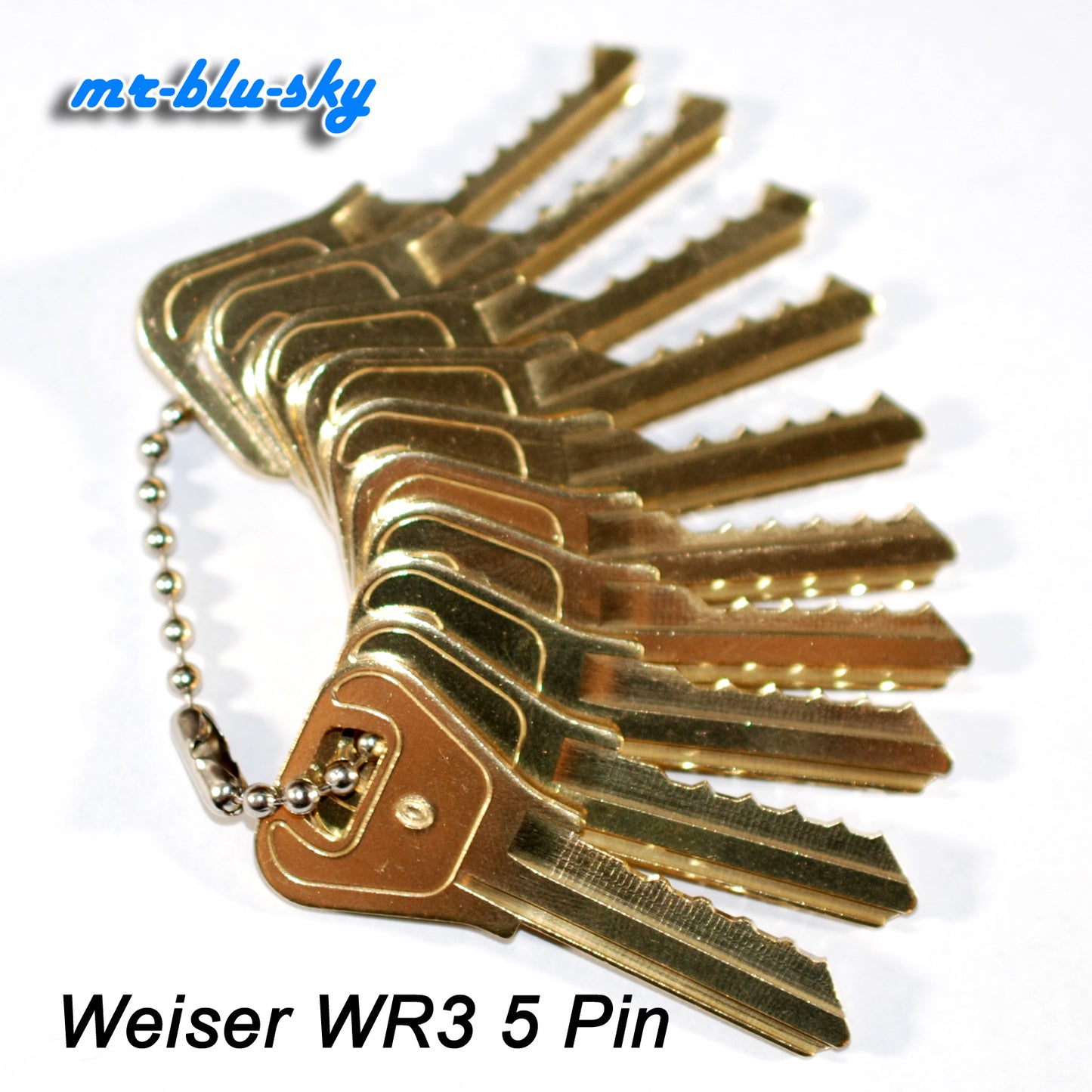 Weiser Lock WR3, WR5, 5 Pin Space and Depth Keys ~ DSD#065, C50