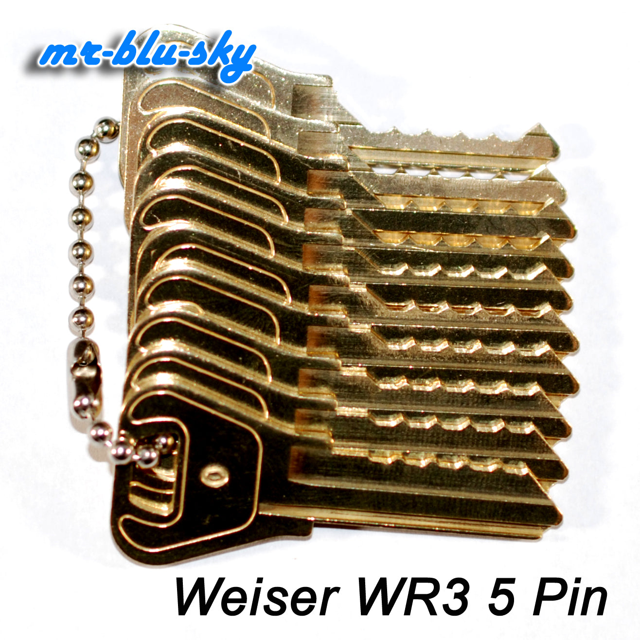 Weiser Lock WR3, WR5, 5 Pin Space and Depth Keys ~ DSD#065, C50