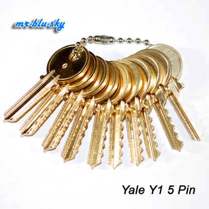 Yale Y1, 5 Pin Space and Depth Keys ~ DSD#072, C57