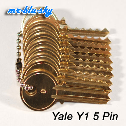 Yale Y1, 5 Pin Space and Depth Keys ~ DSD#072, C57