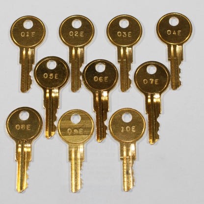 10 SRS Pentesting Key Set ~ SRS File Cabinet 01E 02E 03E 04E 05E 06E 07E 08E 09E 10E