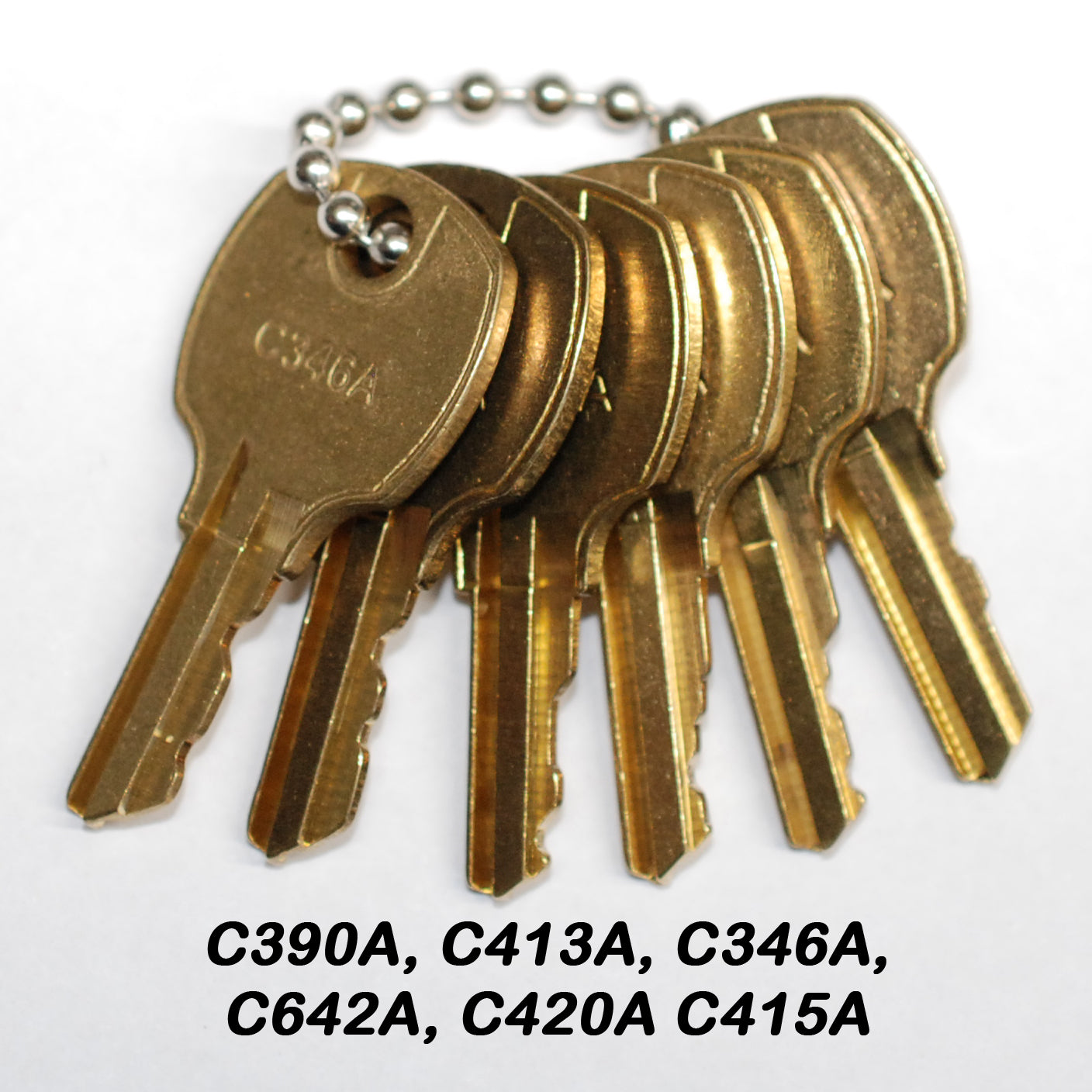 6 CompX Pentesting Key Set ~ C390A, C413A, C346A, C642A, C420A, C415A